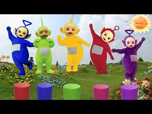 Cinco Bebezinhos Teletubbies | Five little monkeys jumping on the bed Teletubbies