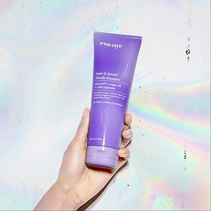 Get your hands on this Eva NYC Tone It Down Shampoo and Conditioner duo! Made with Argan Oil and Wild Cherry Bark for nourishment 💜💫 | PINCHme