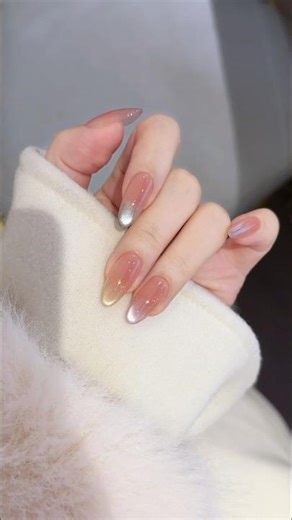 Minimal Nude Nail Art 💅✨ | Clean Girl Aesthetic Nails | Simple Glossy Nails Design 2026