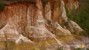 The 'Little Grand Canyon' of Georgia: that's what they call this corner of Georgia known as Providence Canyon. Tune in to Aerial America: Georgia tomorrow at 9AM, followed by Washington at 10, then New Hampshire at 11. http://bitly.com/1iviC8j | Aerial America