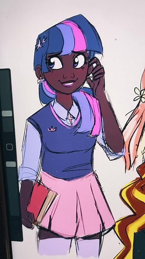 Human Ponies in Ponyville | MLP Fanart