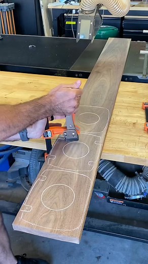 Making a WALNUT wine rack using the Geometric template #tiktokshop #woodworking #router | Samantha Carter