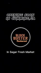 Blockbuster reasturant in Cumming Ga #newrestaurant #cummingga #alpharettaga #Georgia | Sree Kal
