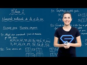 Numere pare. Numere impare - Matematica - Clasa I