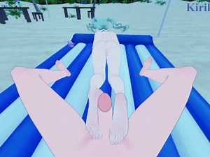 Hatsune Miku Vivid Bad Squad Plays Hard With My Penis With Her Foot. – Project Sekai POV Hentai