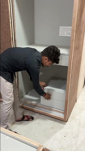 Secret locker in wardrobe || hidden locker ￼￼