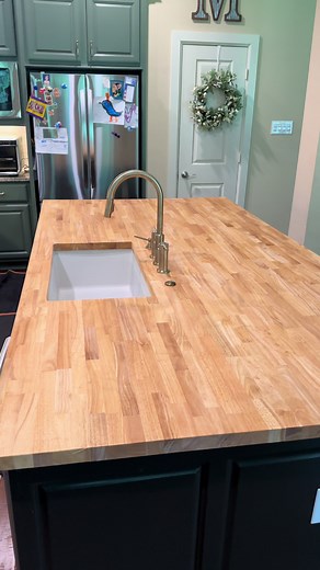 Butcher Block Wood Art Demo | Kitchen Transformation