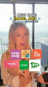 78K views · 4.9K reactions | 6 TRAVEL APPS ✅ Specifically for Southeast Asia 拾✈️ #traveltips #travelapps #thailand #travelrecommendations #Holafly #eSIM #UnlimitedData @holafly_esim | Casey Pickup | Facebook