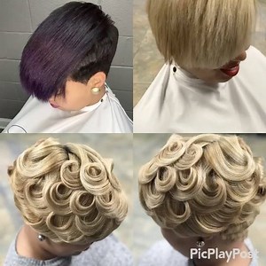 ~COLOR EXTRACTION TONE & STYLE~BLONDE OVER PURPLE~TRANSFORMATION TUESDAY~TEAM HEAVENLI HANDZ~ ~~Sweet M.~~ #blondehair#colorextractor#relaxerfree#healthyhair#healthyhair#pravanacolorextractor#pravana#teamheavenlihandz#teamheavenlihandzbeautysalon | Heavenli Handz Beauty Salon