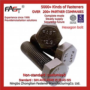 [Hot Item] ASTM A325/A325m/A490/A490m Heavy Hex Structural Steel Bolts