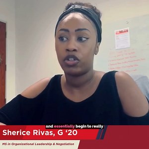 11 reactions | Watch Sherice Rivas '18 G'20, an alumna of our MS in Organizational Leadership & Negotiation program, speak about the great things she gained from it, including advocating for herself! https://bit.ly/4bTbz4G | Bay Path University | Facebook