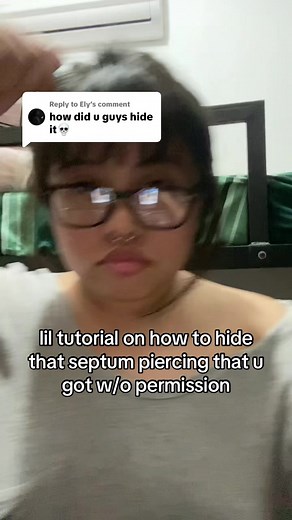 Cómo ocultar tu piercing de septum fácilmente