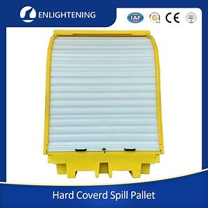 [Hot Item] High Quality 4 X 205 Drums for Spill Control Outdoor Hard Covered Drum Spill Pallet
