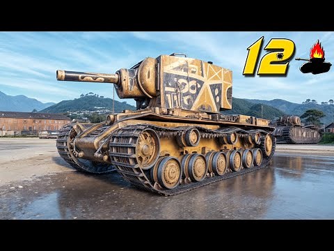 KV-2: Erased the Enemy Team Almost Alone - World of Tanks