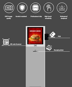 [Hot Item] Qr Code Scanner Payment Self Ordering Kiosk