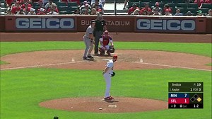 Max Kepler strikes out swinging.