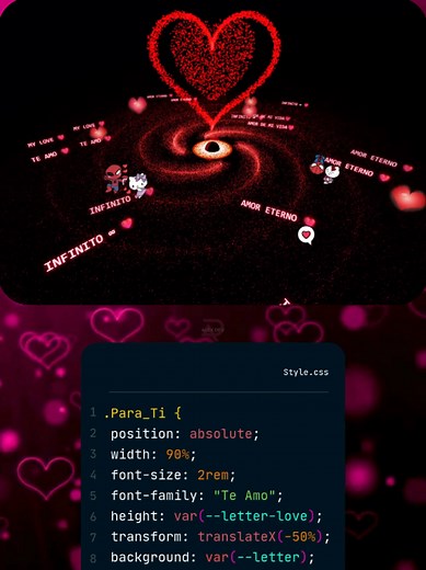 Galaxia de amor HTML: cómo crear link romántico gratis