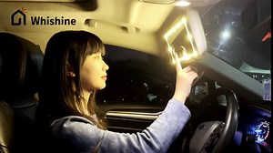 Amazon.com: Car Visor Vanity Mirror with Lights - Rechargeable LED Lights Mirror for Car Truck SUV, Travel Makeup Mirror Car Accessories for Women, Built-in Lithium Battery : Automotive