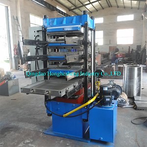 [Hot Item] Rubber Floor Tiles Molding Press, Tile Vulcanizing Press Machine, Recycled Tyre Interlocking Rubber Cow Mat Tile Making Machine