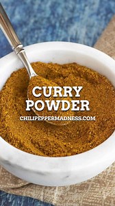 A simple homemade curry powder recipe you can make easily with readily available ingredients so you can make your favorite curry recipes at home anytime you’d like. 🙂 RECIPE: https://www.chilipeppermadness.com/recipes/homemade-curry-powder/ If the link does not work on your mobile, please google “curry powder chili pepper madness”. Use hashtag #chilipeppermadness if you make this recipe! | Chili Pepper Madness - Big Flavor Recipes