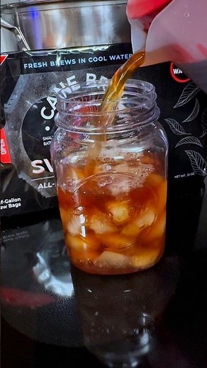 Southern sweet tea done right 🍋 Brewed with Cane Brew Tea Bags — made in Sweet Home Alabama! 🧊🥤