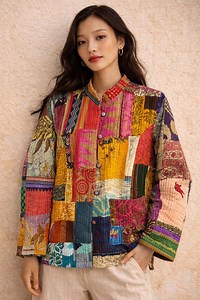 Reversible Patchwork Jacket for Women Handmade Silk Boho Overcoat Festival Wear Quilted Ethnic Outwear - Etsy Australia