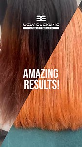 Slaying the hair game with this jaw-dropping copper blonde transformation by Hair factory nyc 🧡👌 Products used: 7CC/7.44 Intense Copper Blonde 8CG/8.43 Light Golden Copper Blonde Bond Protect Bleach 10 Volume Developer #UglyDucklingColor #hairtransformation #beforeandafter #Copperblonde | Ugly Duckling Hair Color