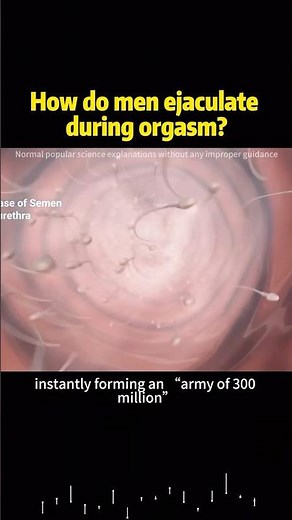 How do men ejaculate during orgasm? #knowledge #science