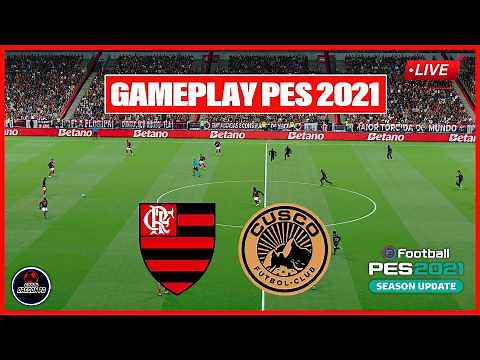 FECHAMOS O ELENCO SO COM OS TITULARES E VAMOS VENCER COM O FLAMENGO - PES 2021 - PC - OREGON PB
