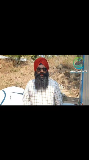 Our Solo Traveler from Moga..! #camping #solotraveller #nature | KJF - Camping Site Morni