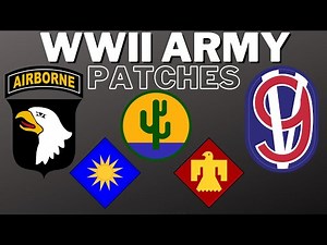 WW2 US Army Unit Patches