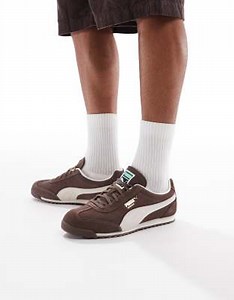 PUMA Arizona unisex sneakers in brown | ASOS