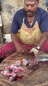 KASIMEDU 🔥 SPEED SELVAM | NORTH MADRAS FISH CUTTING 🔪