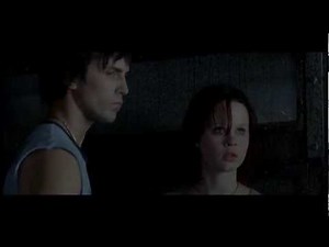 Thora Birch and Desmond Harrington. Passionate scene. The Hole - 2001.