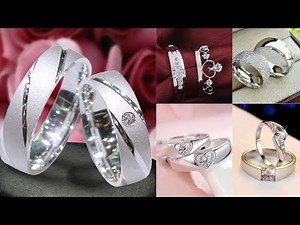 💞💞Latest wedding couple silver ring design💞💞