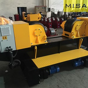 [Hot Item] 60ton Conventional Motorized Moving Welding Rotator with PU Wheels and 2*2.2kw Power