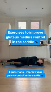 🏇 Exercises to help improve your gluteus medius control in the saddle.⁣ ⁣ 🍑 Gluteus medius control is so important for riders, not just in its role in moving the hip, but also in its major role in controlling the movement of the pelvis as we move the opposite hip.⁣ ⁣ 🧐 Yesterday’s post discussed the different functions of our gluteus medius muscles in the saddle. IMO all riders should be working on their gluteus medius strength and control out of the saddle to improve their⁣ effectiveness in 