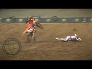 "He gets clobbered!" | Motocross Crashes