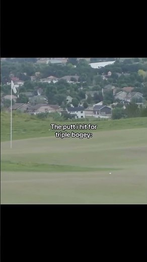 I turn into PRIME TIGER WOODS on those triple bogey putts 😂 #golf