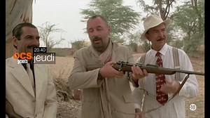 Cocu sentimentalement, raillé socialement, humilié professionnellement, l'unique policier d'un village africain laisse exploser sa rage. "Coup de torchon" : un film choc de Bertrand Tavernier adapté de l'oeuvre de Jim Thompson avec Philippe Noiret, Isabelle Huppert, Jean-Pierre Marielle, Eddy Mitchell et Guy Marchand. | CINE OCS