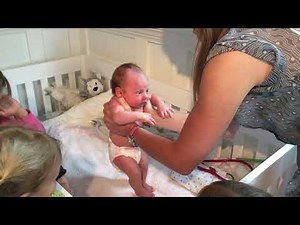 Newborn exam by a Certified Professional Midwife