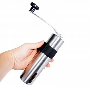 [Hot Item] Mini Hand Mill Coffee Bean Burr Grinder for French Press Moka Pot Drip Coffee