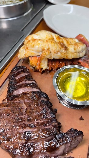 4.2M views · 68K reactions | This combination is elite! Check out the Longhorn, our special New York cut, and Jumbo Western Australian Lobster Tail! #goldensteer #steak #beef #lobster #lasvegas #vegas #eater #vegasdining #unlokt #lasvegasfoodie #foody #food52 #nevada #downtownlasvegas #dtlv #foodandwine #yum #slice #mouthwatering⁣ #makeitvegas #beststeaksonearth | Golden Steer Steakhouse Las Vegas | Facebook