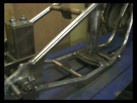 Building A Custom Chopper Bobber Hardtail For A Triumph Bonneville OiF Frame #2