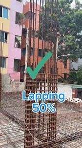 11K views · 80 reactions | Lapping of Column #columnlapping #50%lapping #Columnrod #columnlappingzone | Creative Building Design | Facebook