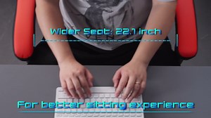 Gaming Chair for Adults, Gaming Chairs with Footrest, Ergonomic Video Game Chair with Massage Lumbar Big and Tall Computer Chair, Height Adjustable with Headrest and 360° Swivel Seat, Blue