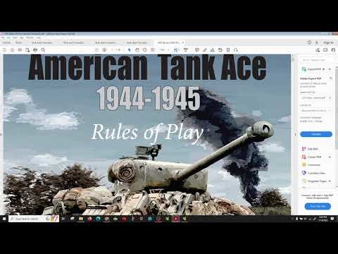 American Tank Ace Vassal Part 1 Introduction
