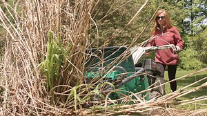 It is always exciting to watch our Cyclone Flail Mower munching away...