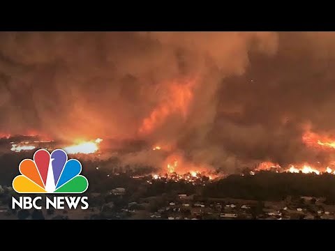 Deadly Fire Tornado Caught On Camera | NBC News
