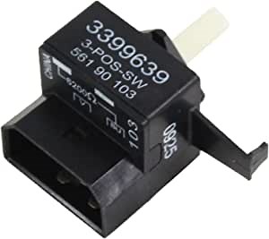 WP3399639 Dryer Temperature Selector Switch - Replaces AP6008373, 3399639, 3396013, 527732, PS11741508